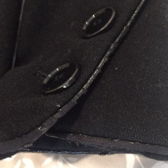 Express Peacoat Long Jacket Wool XS - Picture 7 of 12